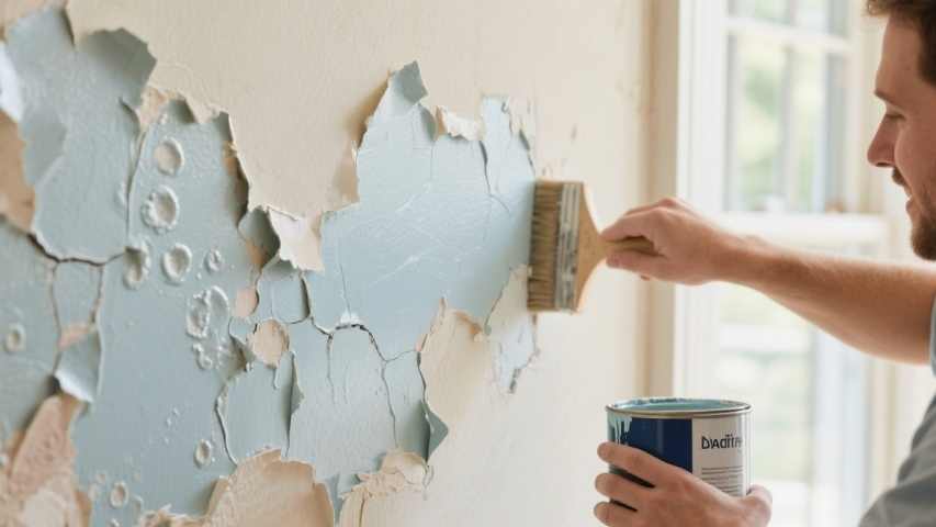 how to fix peeling paint