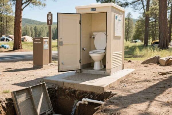 what is a vault toilet