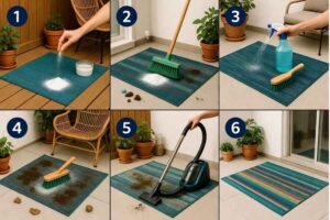 how to clean outdoor rug