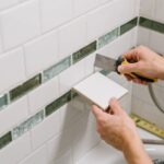 subway tile shower