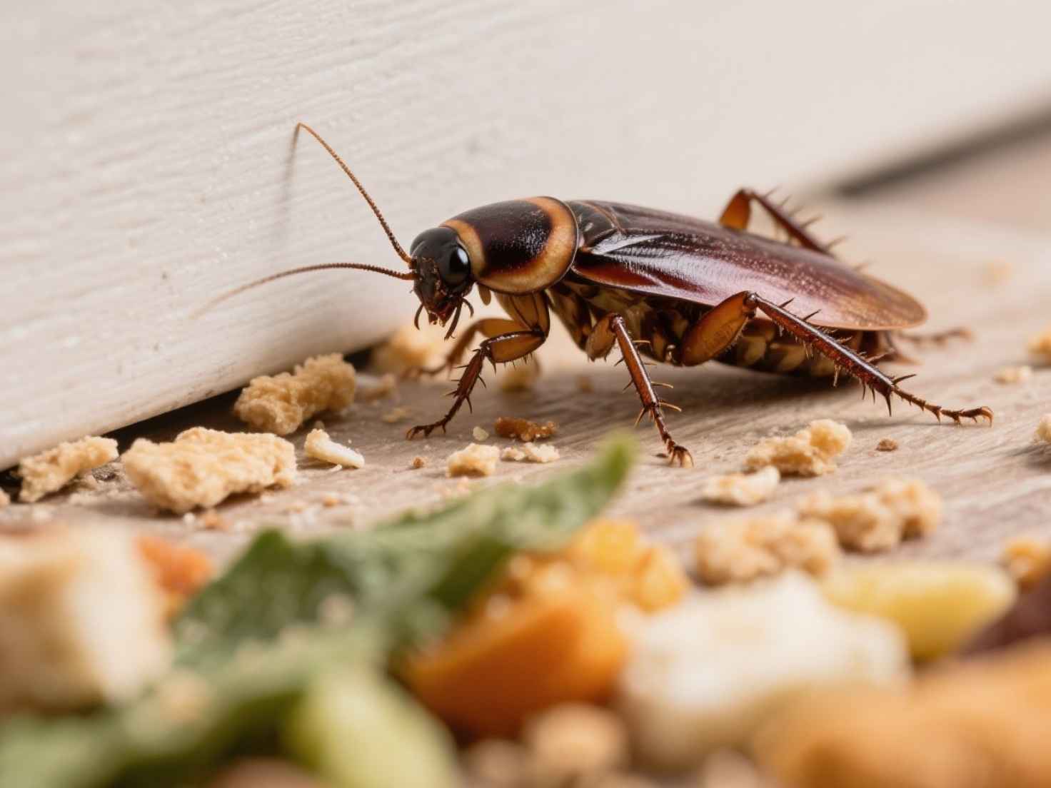 what do cockroaches eat