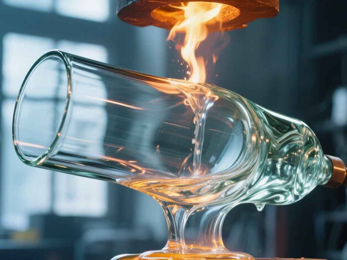 what temp does glass melt