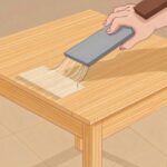 how to get sticky residue off wood
