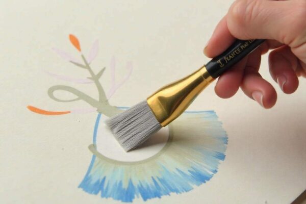how to rinse oil paint brushes