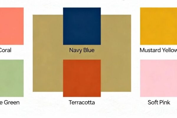 what colors go with khaki