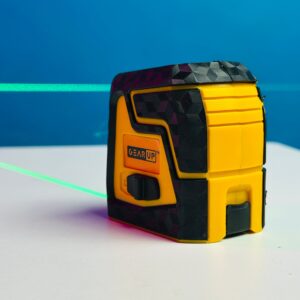 GearUP Precision Self-Leveling Green Laser Level with Cross Line Projection