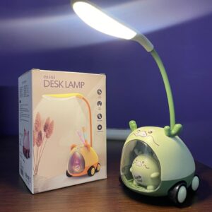 Kuromi Cartoon LED Desk Lamp with Built-in Pencil Sharpener and Pen Holder