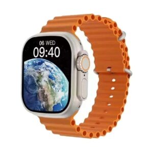 Microwear U10 Ultra Smart Watch with Calling Feature – Orange Edition
