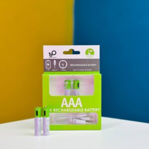 SmarToools RB20 AAA 1.5V 750mWh Rechargeable Battery – 2 Piece Set