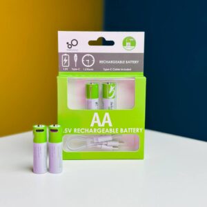 SmarToools RB20 AA 1.5V 2600mWh Rechargeable Battery – 2 Pack Set
