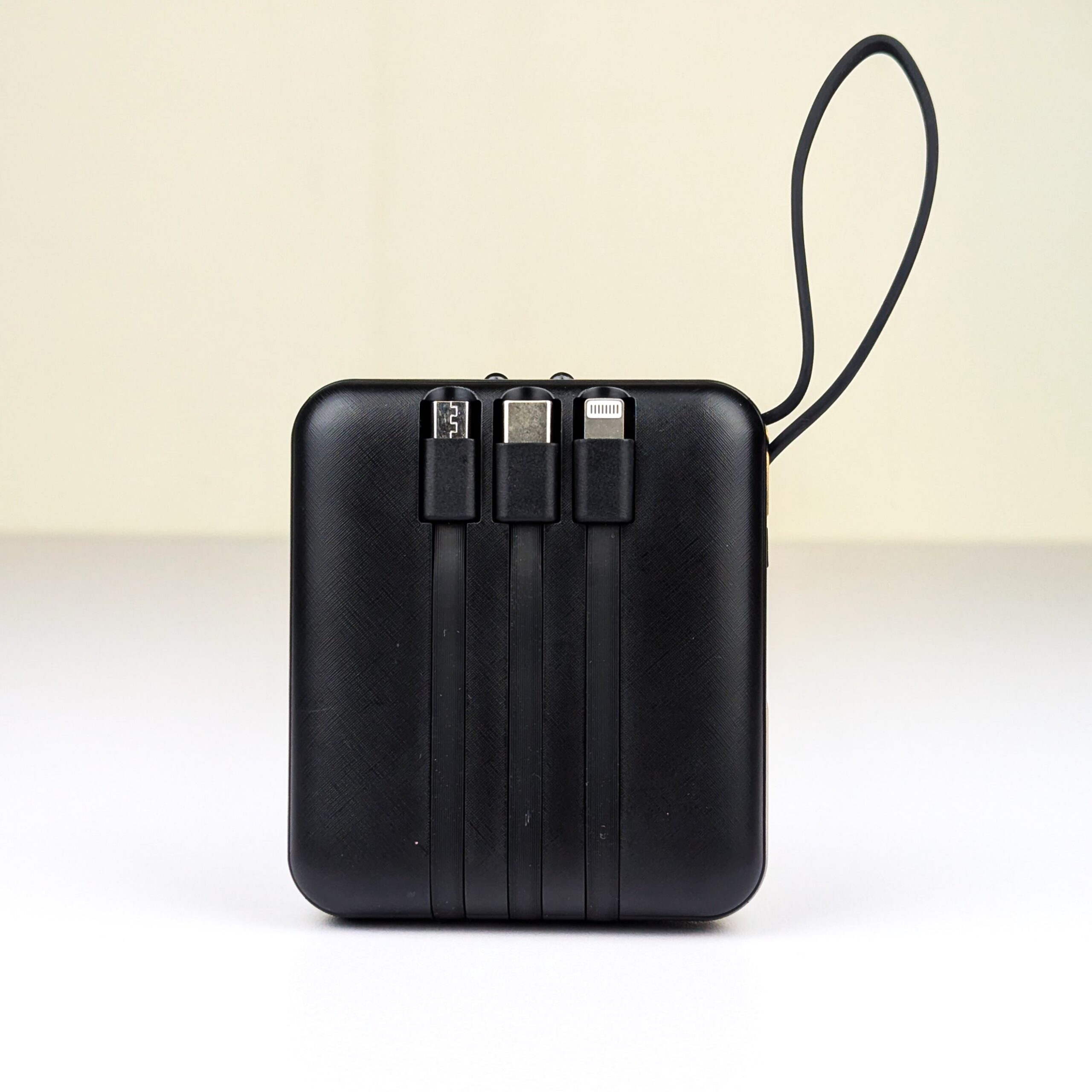 Smart 20000mAh Fast Charging Power Bank with Built-in Multi Cables - Image 3
