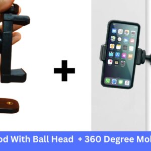 Combo Octopus Flexible Tripod with Ball Head – DSLR, Smartphone Vlogging & Table Stand