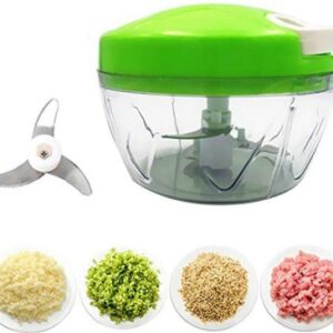 Manual Vegetable Chopper & Garlic Cutter – Fast Kitchen Food Processor