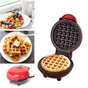 Mini Electric Waffle Maker – Compact Non-Stick Waffle Machine
