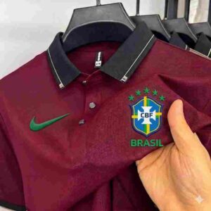 Premium Brazil World Cup Polo Shirt – Stylish Sports Edition