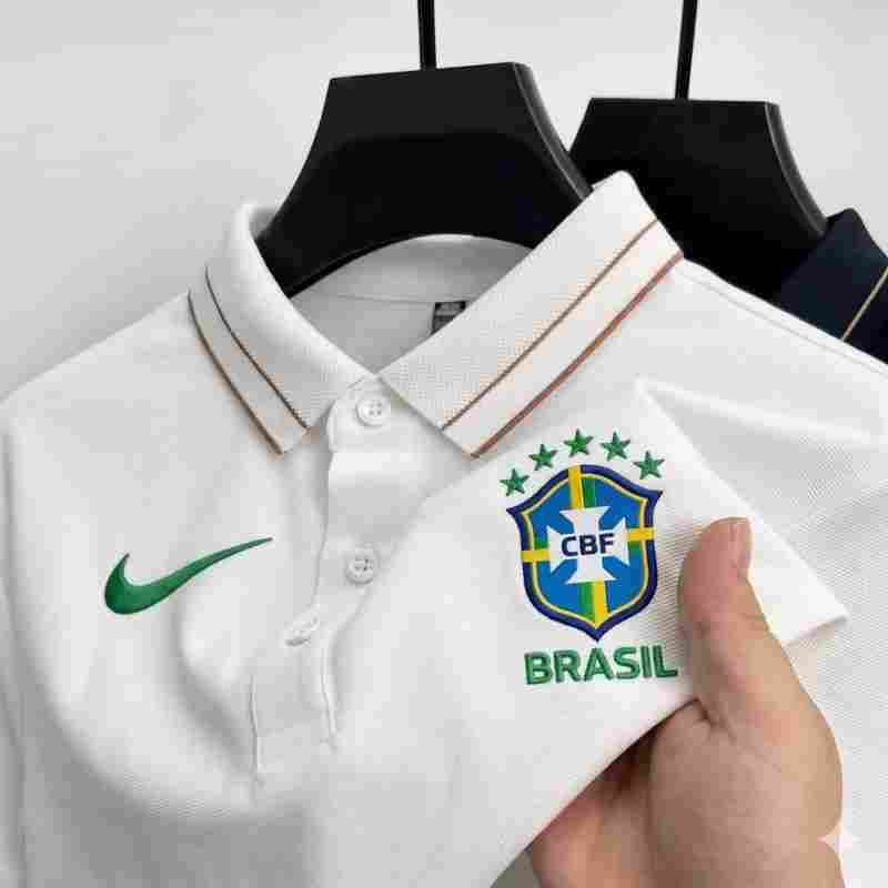 Premium Brazil World Cup Polo Shirt – Stylish Sports Edition - Image 2