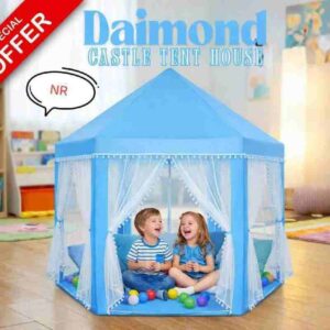 🏰 Diamond Castle Kids Play Tent – Indoor & Outdoor Fun Playhouse for Children